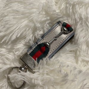 Horse bit keychain